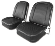 1963-1963 Corvette Vinyl Seat Covers Black-445420-Corvette-Store-Online