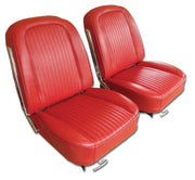 1963-1963 Corvette Vinyl Seat Covers Red-445435-Corvette-Store-Online