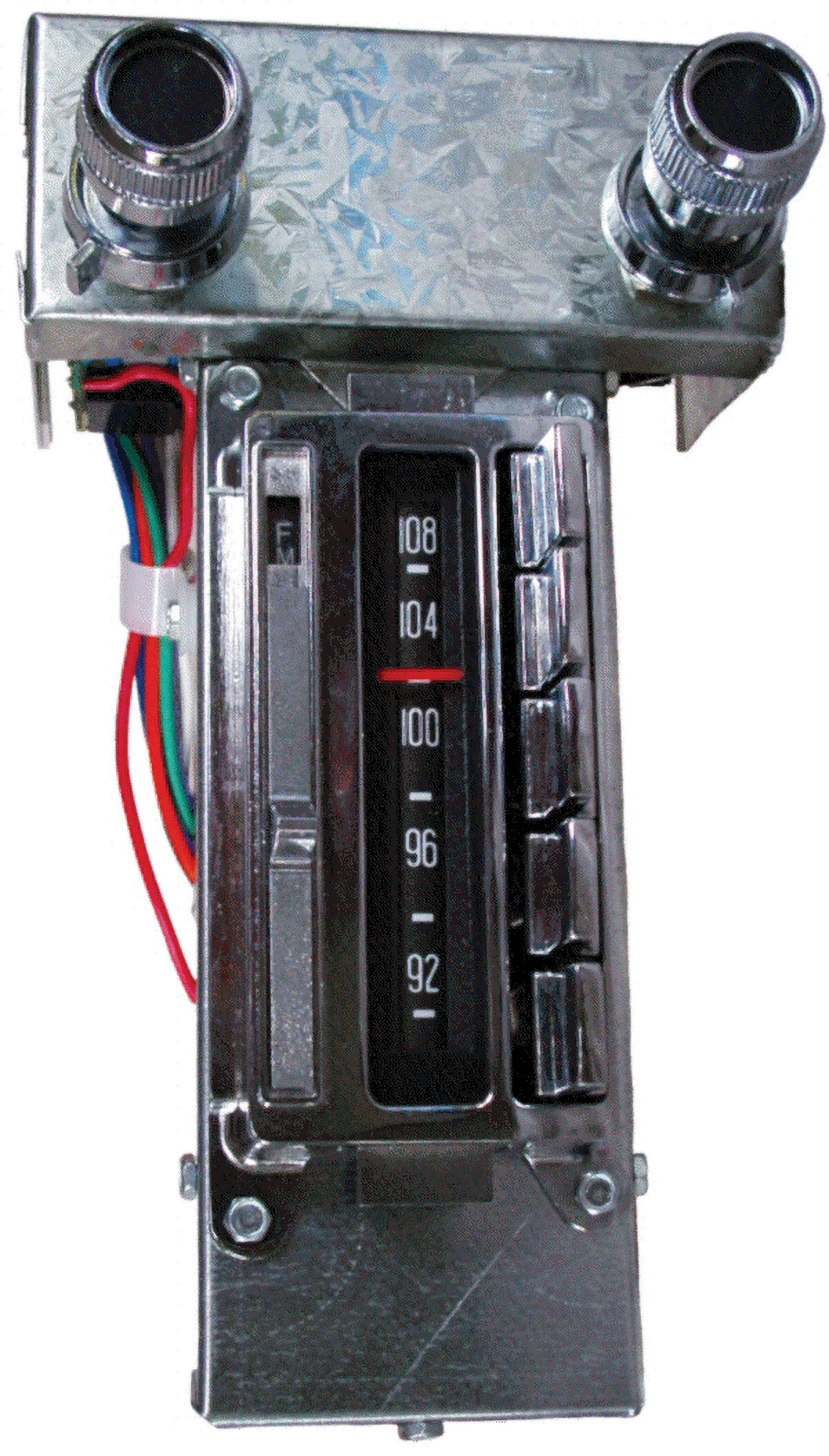 1966-1966 Corvette AM/FM Factory Look Stereo Radio W/Bluetooth & Upgraded Power Supply-45031-Corvette-Store-Online