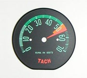 1960-1961 Corvette Tachometer Face Low RPM-46293-Corvette-Store-Online
