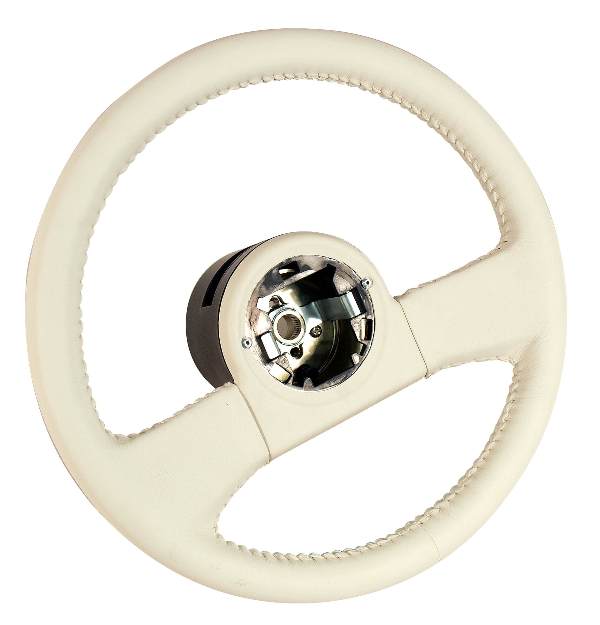 1988-1988 Corvette 35th Anniversary Reproduction Steering Wheel W/White Leather-46339-Corvette-Store-Online