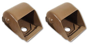 1966-1966 Corvette Seat Belt Retractor Covers Saddle-467352-Corvette-Store-Online