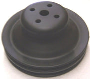 1966-1967 Corvette Water Pump Pulley - Double Groove 327 engine 300-350hp - Repro - CA-49540-Corvette-Store-Online