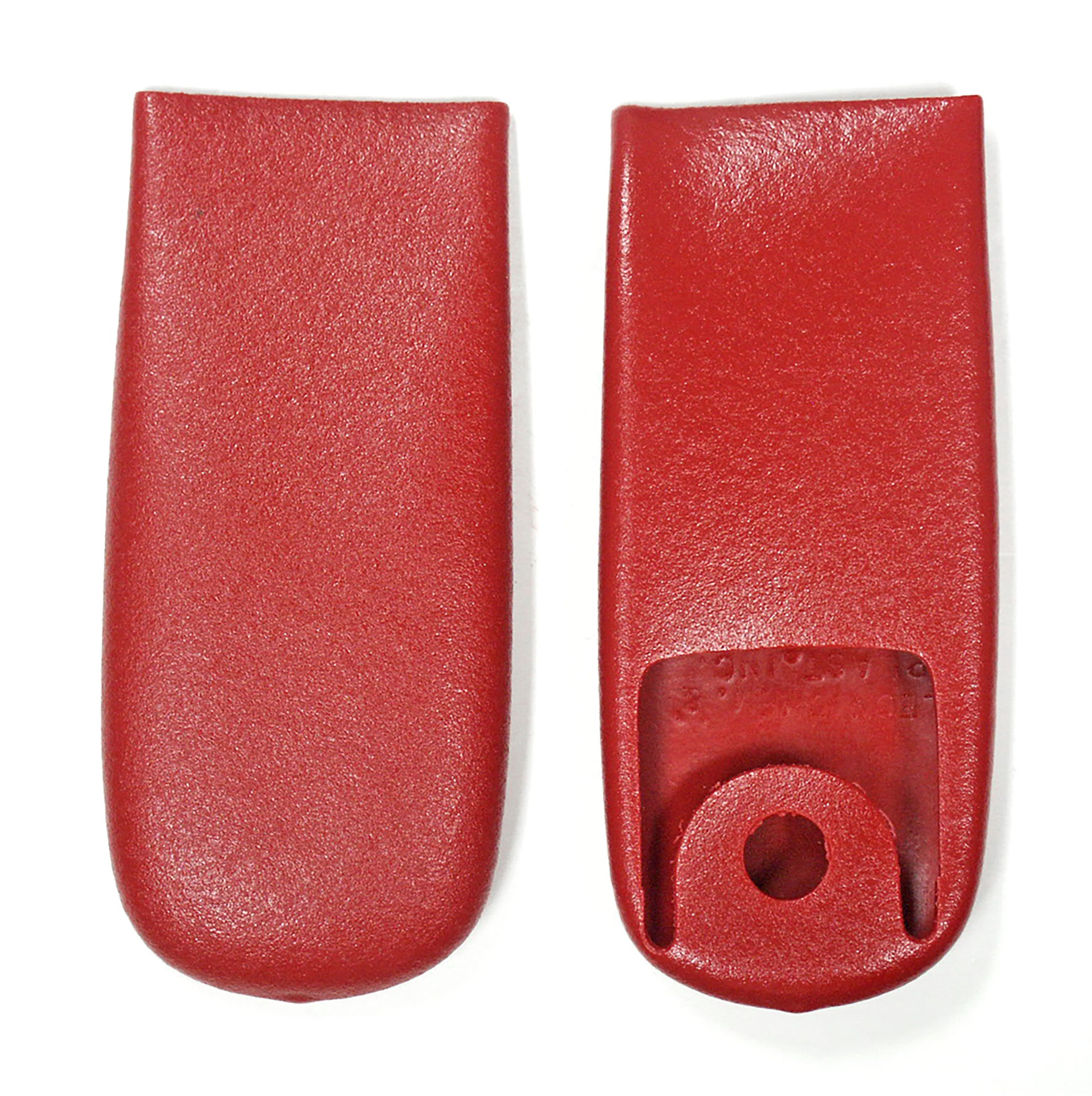 1966-1967 Corvette Shoulder Harness End Covers Red - CA-49943-Corvette-Store-Online