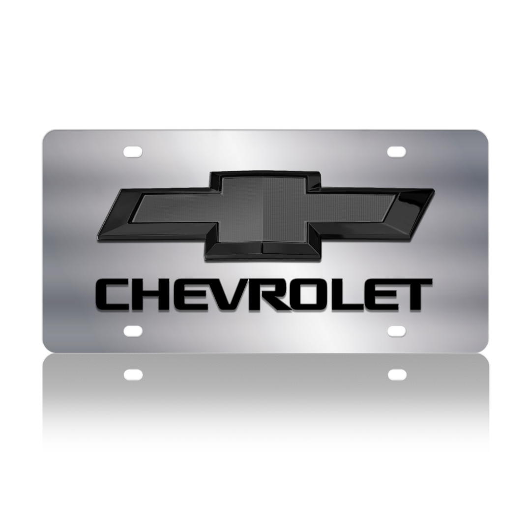2019 Chevrolet Bowtie Stainless Steel License Plate