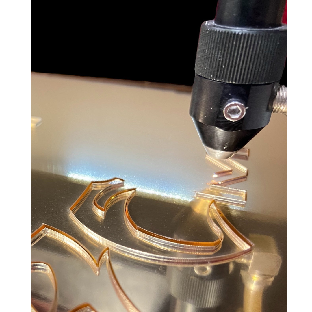 Chevrolet Bowtie Blacked Out Carbon Steel License Plate