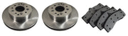 1965-1982 Corvette Rear Brake Rotors & Pads Kit - CA-52297-Corvette-Store-Online