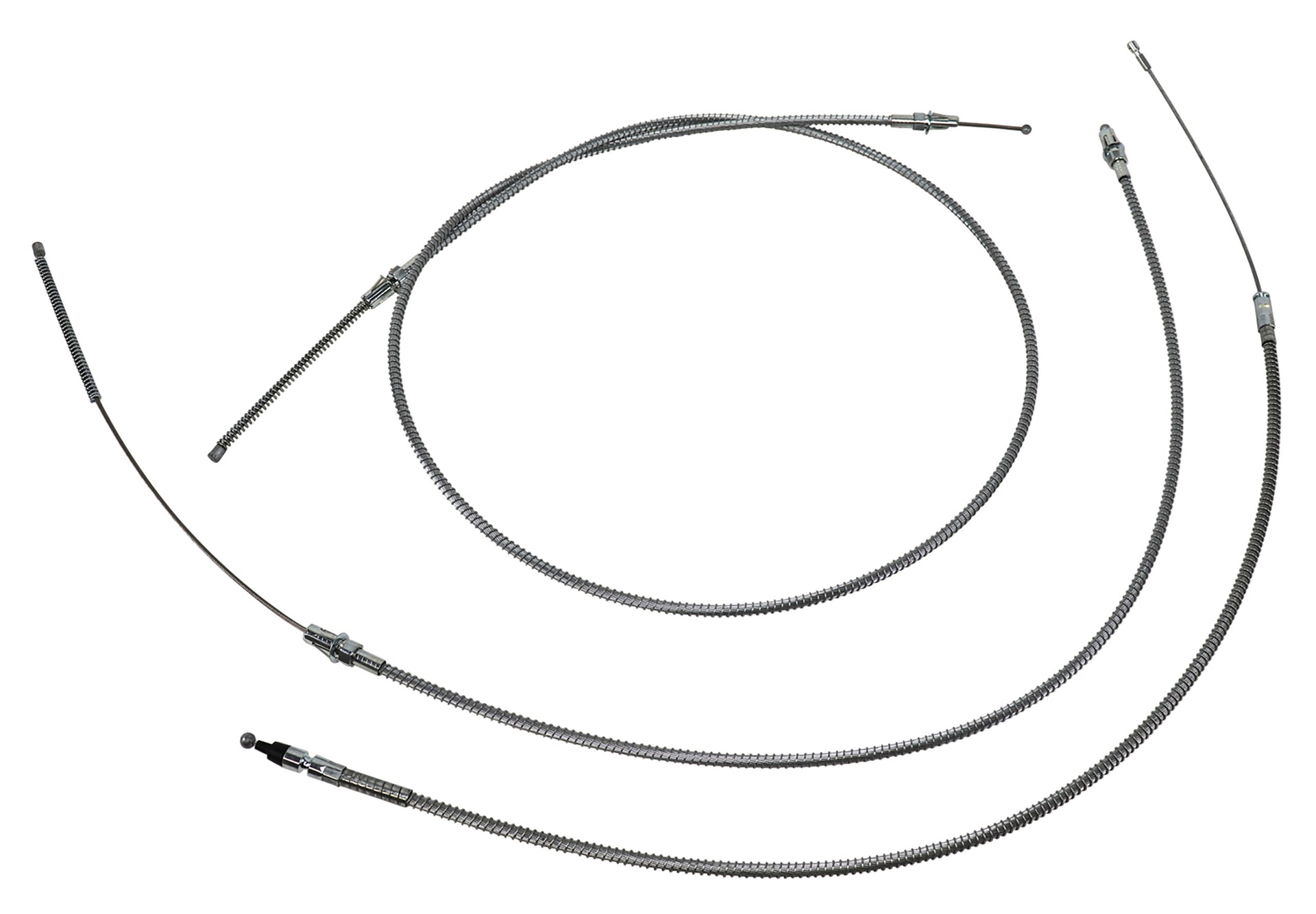 1963-1963 Corvette Park Brake Cable Kit - Front & Rear - CA-52397-Corvette-Store-Online