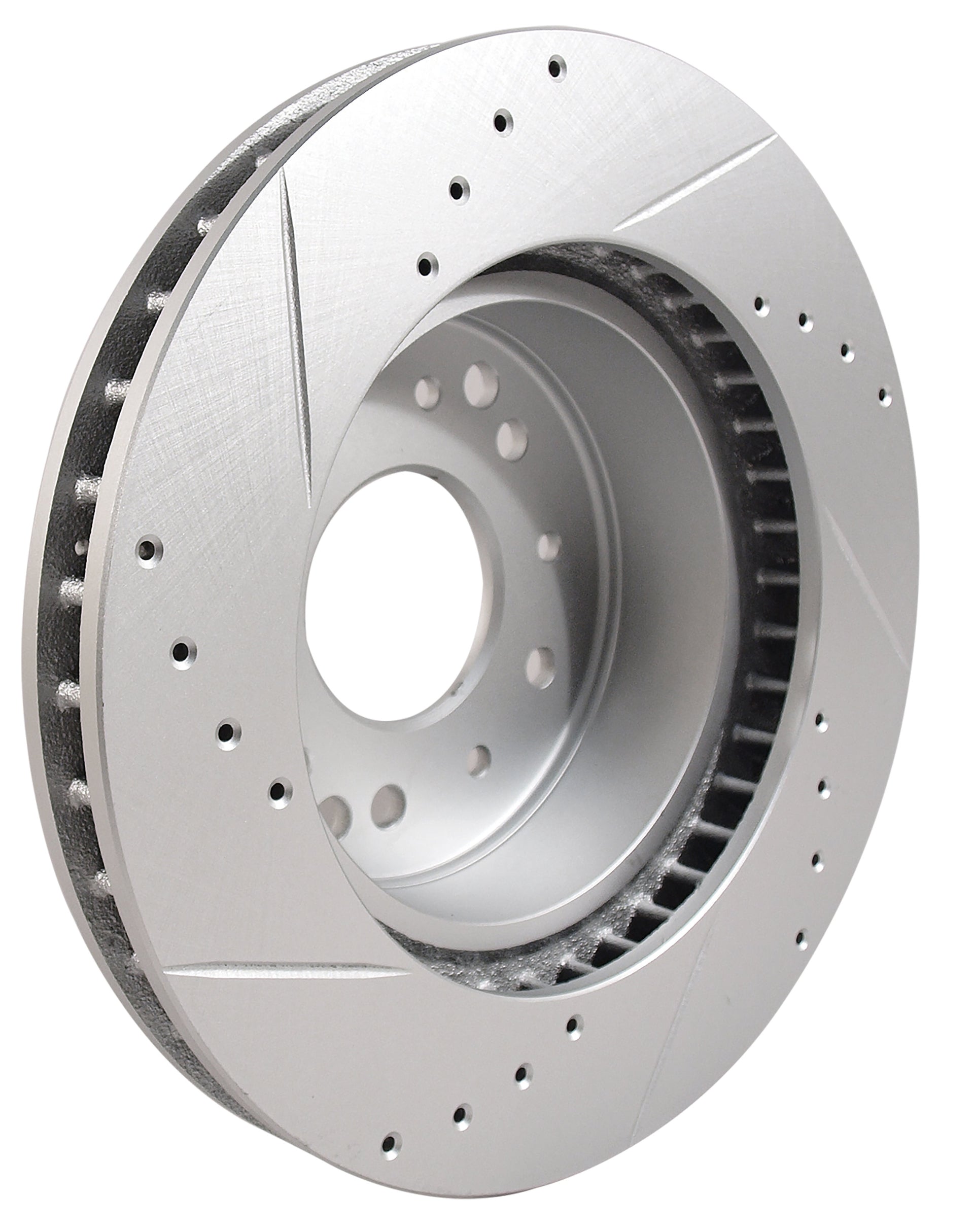 1965-1982 Corvette Rear Slotted & Drilled Brake Rotor - Right Hand - CA-52418-Corvette-Store-Online