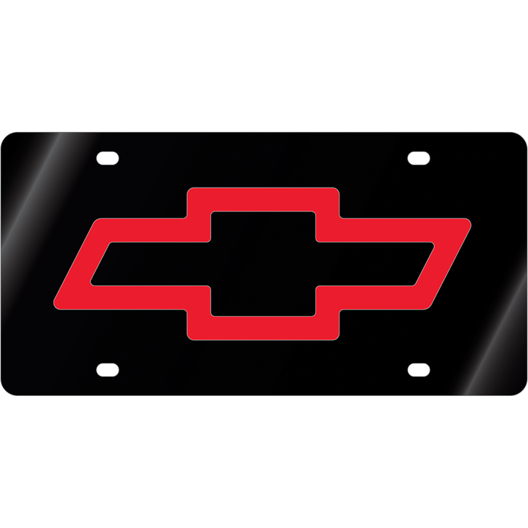Chevrolet Bowtie Acrylic License Plate