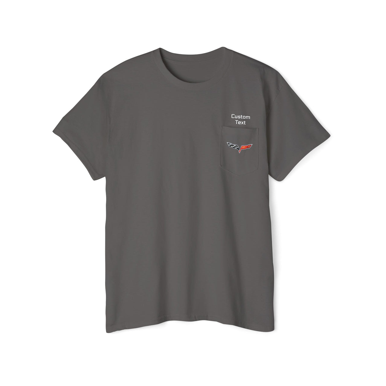 C6 Corvette Personalized Unisex Cotton Pocket Tee