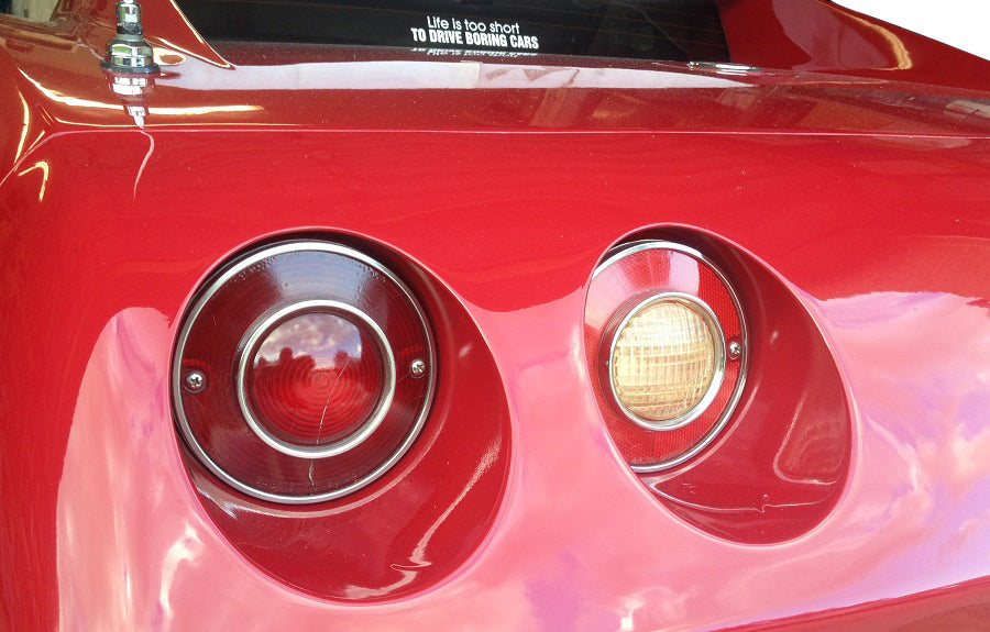 C3 1968-1973 Chevrolet Corvette Bubble Tail Light Lenses. 4 Piece Set - Trim Parts C3 1968-1973 Chevrolet Corvette Bubble Tail Light Lenses. 4 Piece Set - Trim Parts