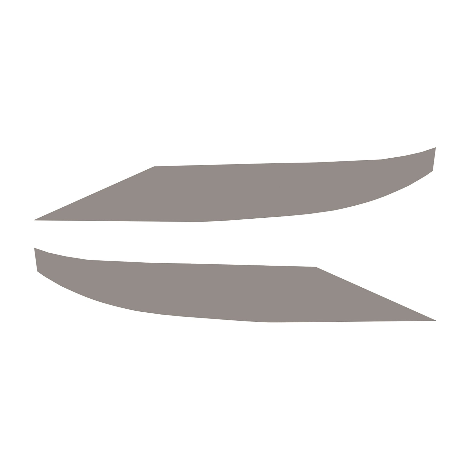 2014-2019 Corvette Front Grille Enhancement Overlay Decal Set - Gloss Silver - CA-77171-Corvette-Store-Online