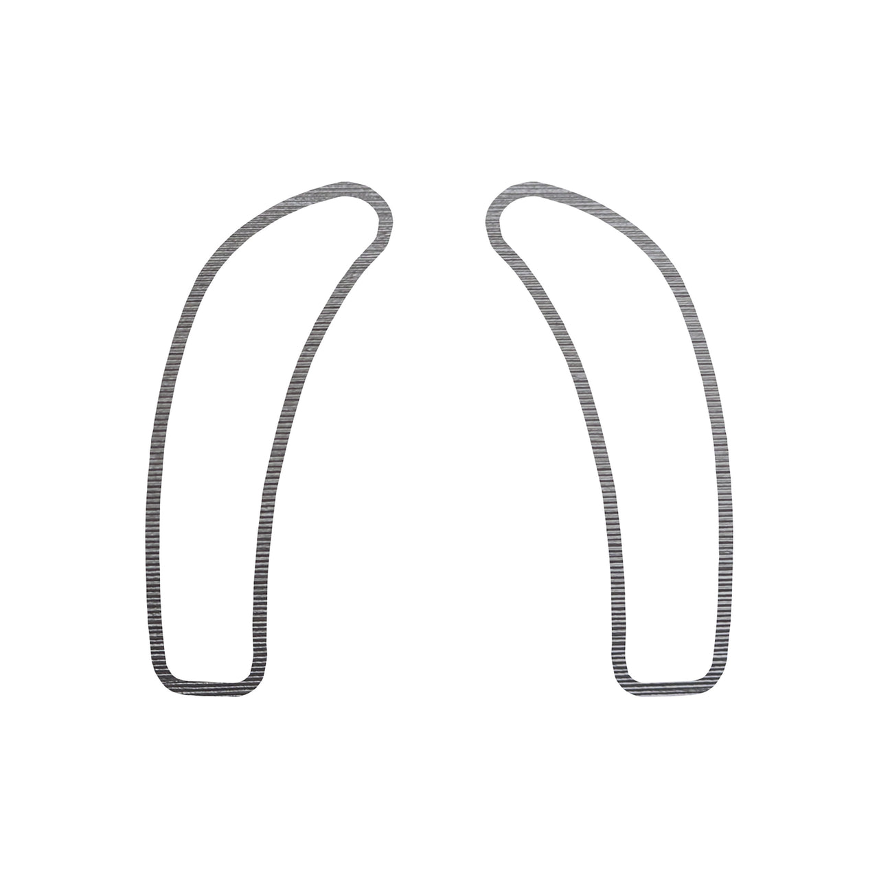 2005-2013 Corvette Dash Cluster Switch Trim Overlay Decal - Pair Brushed Aluminum - CA-78824-Corvette-Store-Online