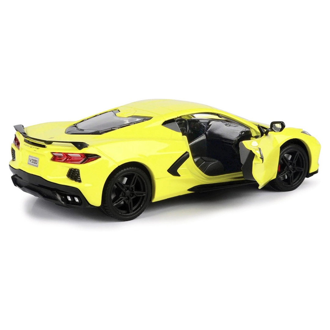2020 Corvette C8 Stingray Yellow "Timeless Legends" 1/24 Diecast