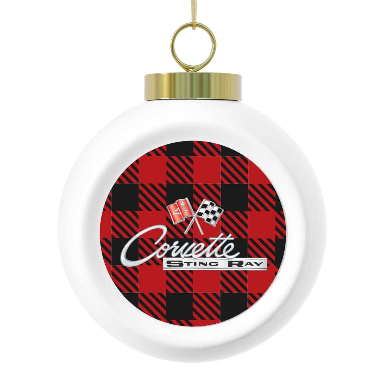 C2 Corvette Stingray Christmas Ball Ornament