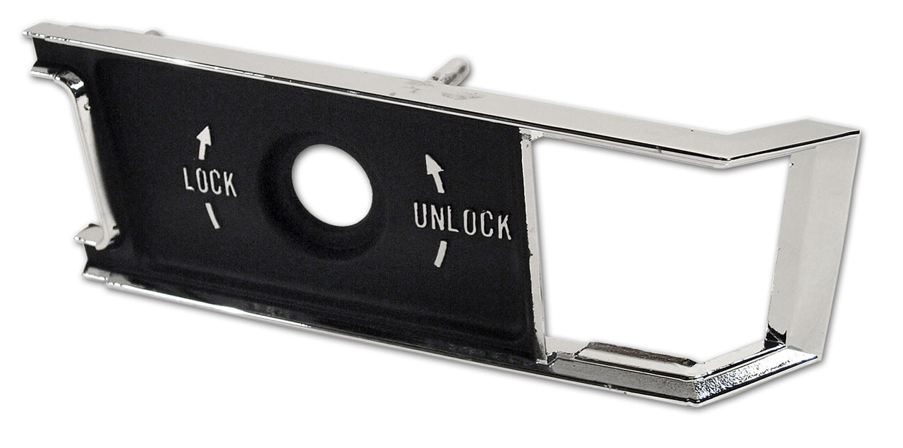 1968-1977 Corvette Door Panel Lock Knob Insert Plate LH - CA-8986-Corvette-Store-Online