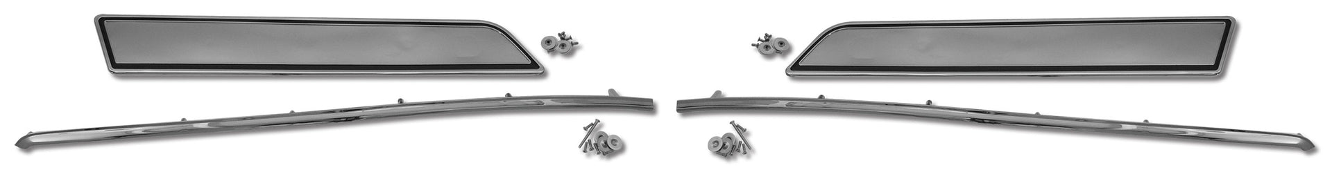 1970-1976 Corvette Door Panel Conversion Kit Standard To Deluxe - CA-9296-Corvette-Store-Online