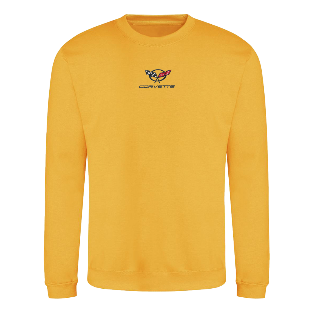 C5 Corvette Embroidered Crew Neck Sweatshirt