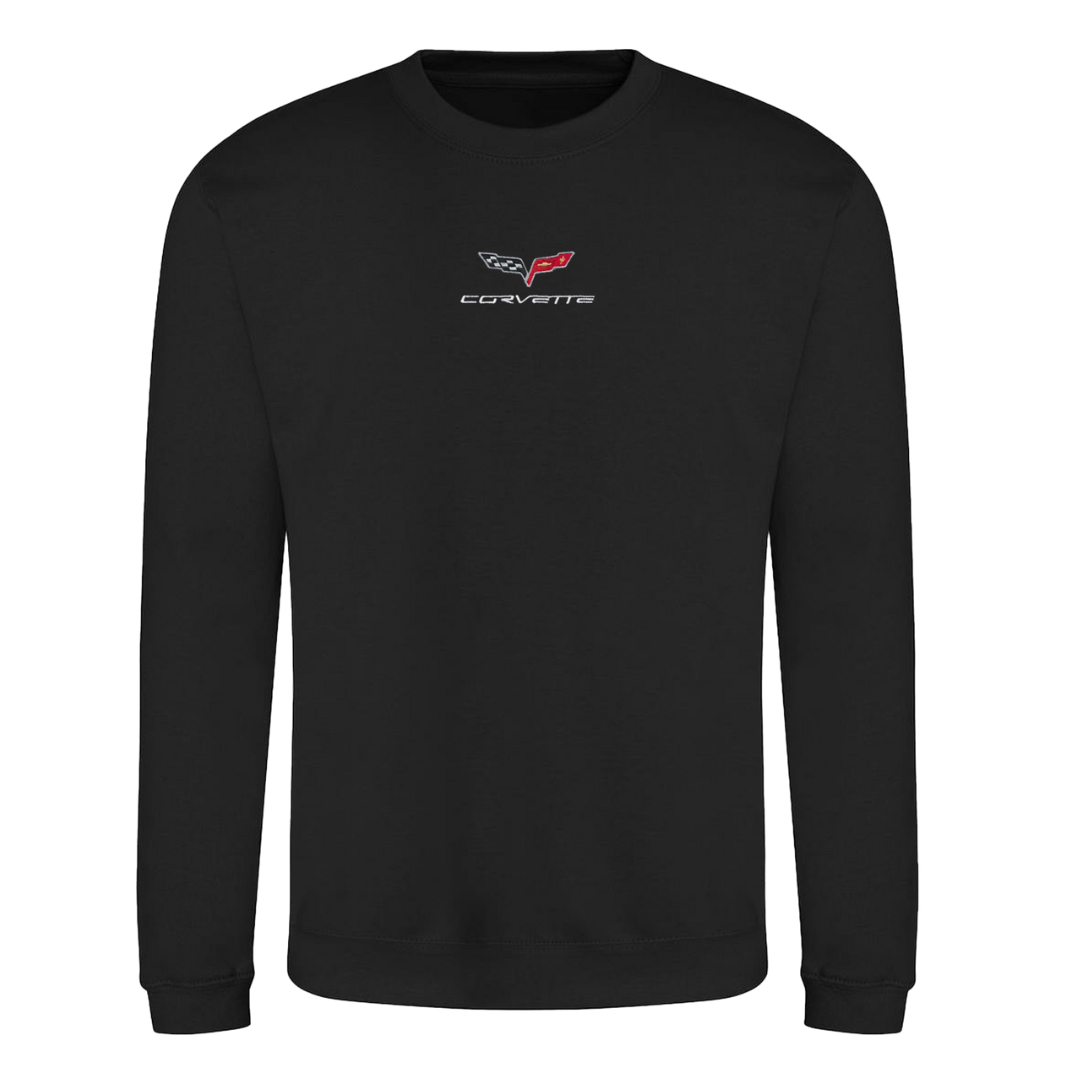 C6 Corvette Embroidered Crew Neck Sweatshirt