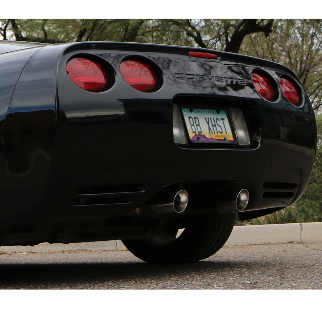 C5 Corvette Bullet Axle Back Exhaust System (1997-2004) Twin Tip
