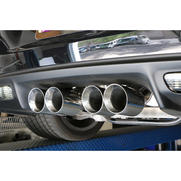 C5 Corvette Fusion Bi-Modal Axle Back Exhaust System (1997-2004) Round Tips