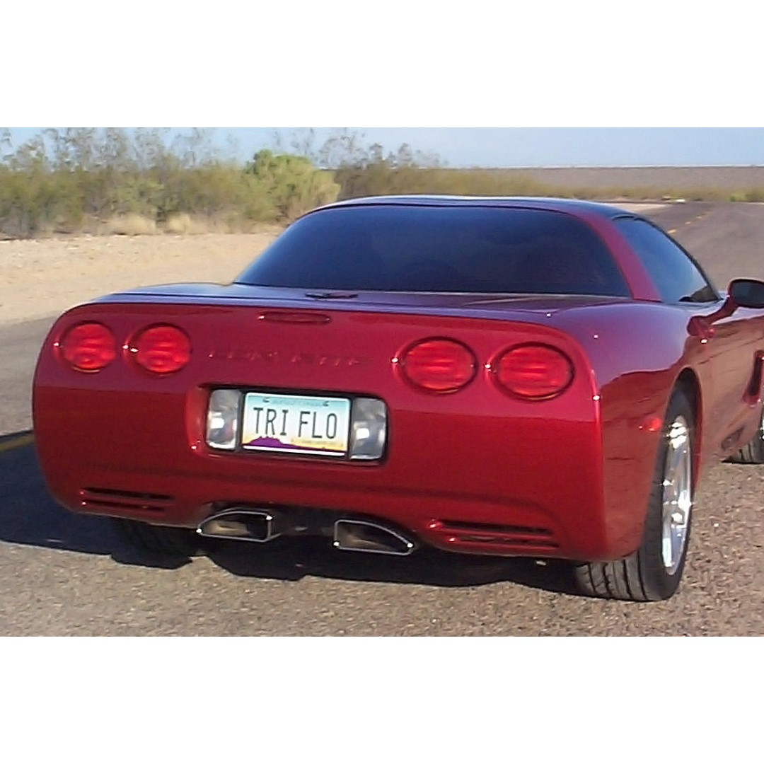 C5 Corvette Route 66 Axle Back Exhaust System (1997-2004) Speedway Tips