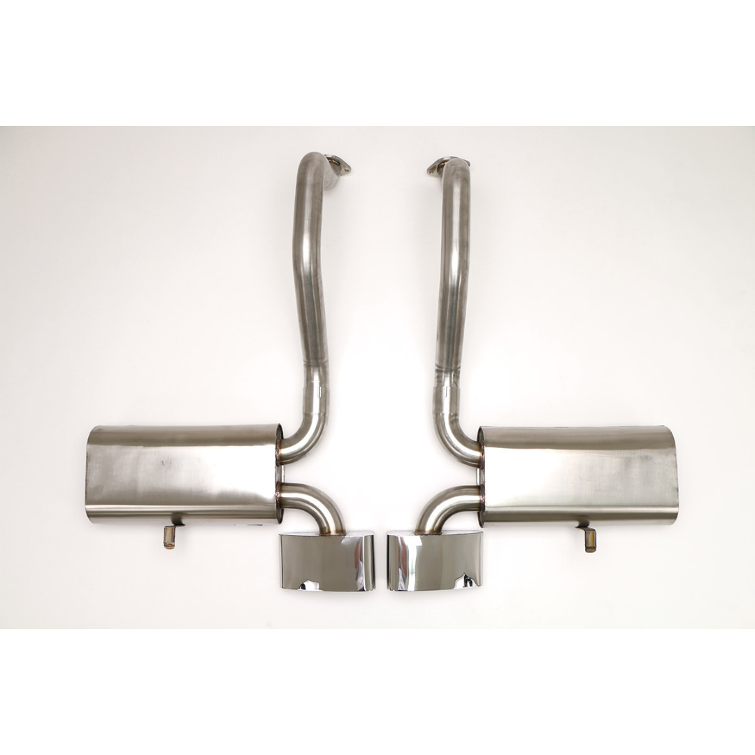 C5 Corvette Route 66 Axle Back Exhaust System (1997-2004) Speedway Tips
