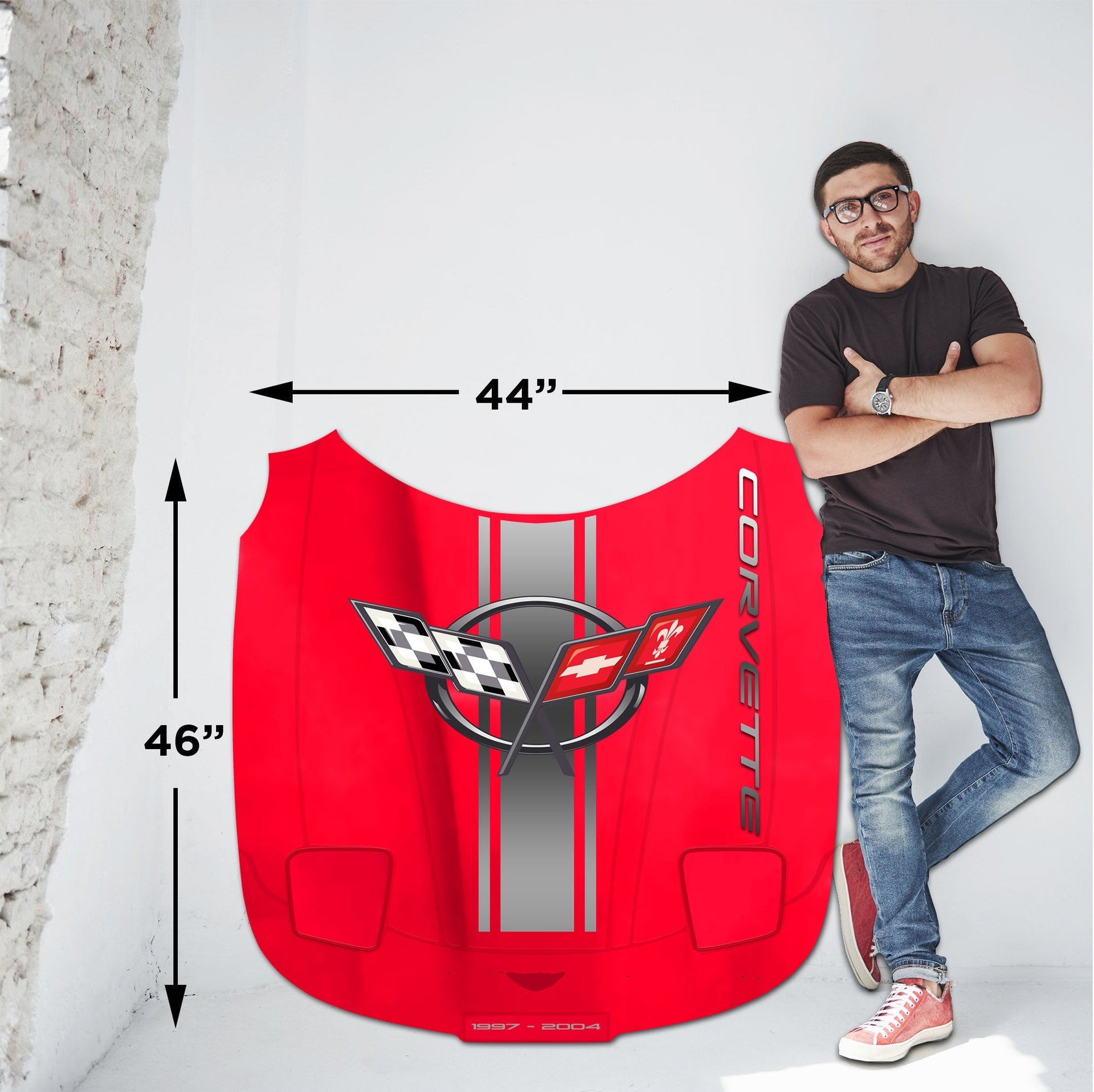 corvette-c5-car-hood-wall-decor-20-gauge-steel-made-in-america