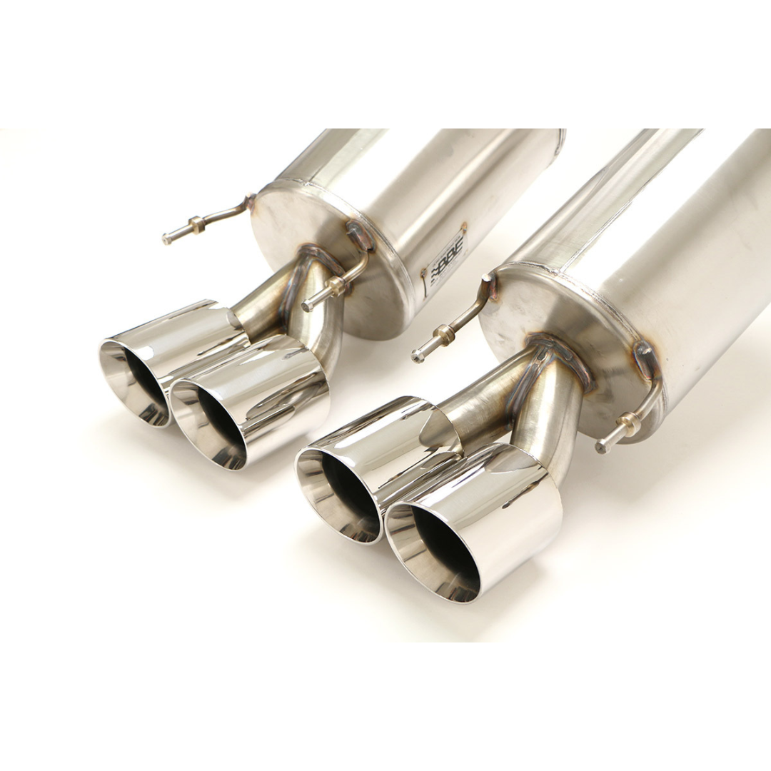 C6 Corvette PRT Axle Back Exhaust System (2005-2013) Round Tips