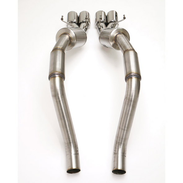 C6 Corvette Z06 and ZR1 Bullet Axle Back Exhaust System (2006-2013) Round Tip