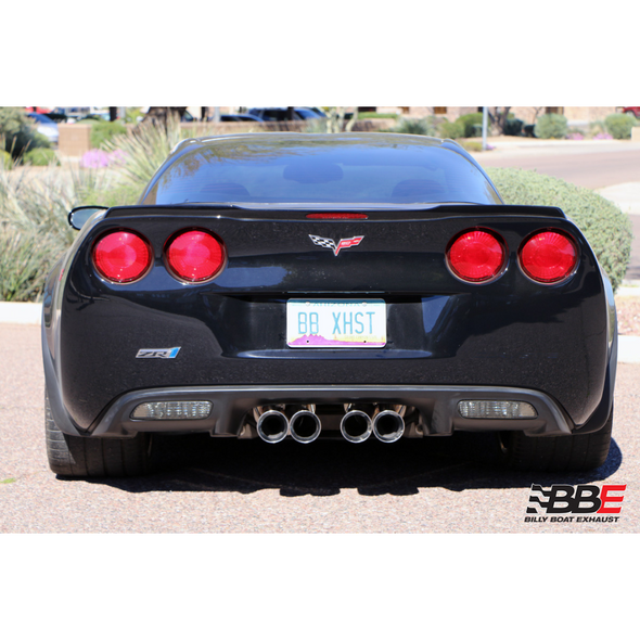 C6 Corvette Z06 and ZR1 Fusion Bi-Modal Axle Back Exhaust System (2006-2013) Round Tips