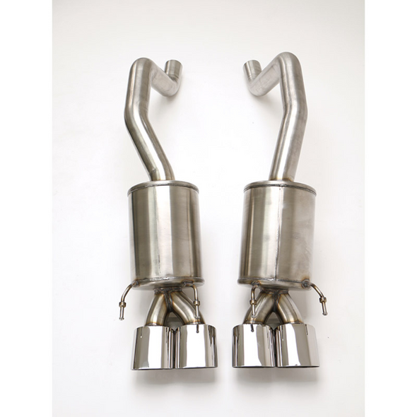 C6 Corvette Z06 and ZR1 PRT Axle Back Exhaust System (2006-2013) Oval Tips