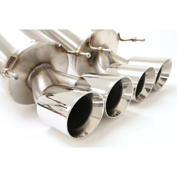 C6 Corvette Z06 and ZR1 PRT Axle Back Exhaust System (2006-2013) Round Tips