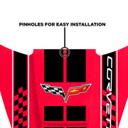 corvette-c6-car-hood-wall-decor-american-made-american-steel-3-sizes