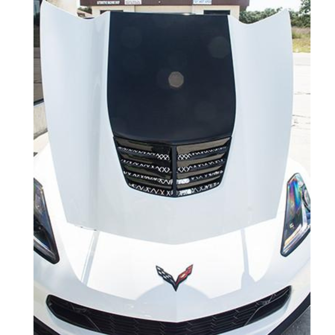 C7 Corvette Expanded Diamond Pattern Hood Vent Grille
