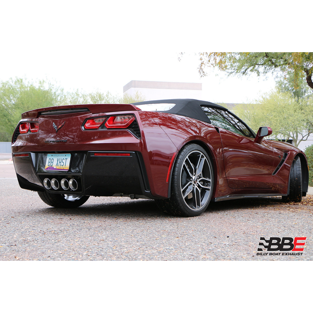 C7 Corvette Z06 and ZR1 Bullet-PRT Axle Back Exhaust System (2015-2019) Round Tip