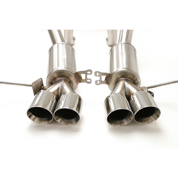 C7 Corvette Z06 and ZR1 Bullet-PRT Axle Back Exhaust System (2015-2019) Round Tip