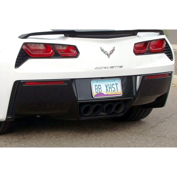 C7 Corvette Z06 and ZR1 Fusion Bi-Modal Axle Back Exhaust System (2015-2019) Round Tips