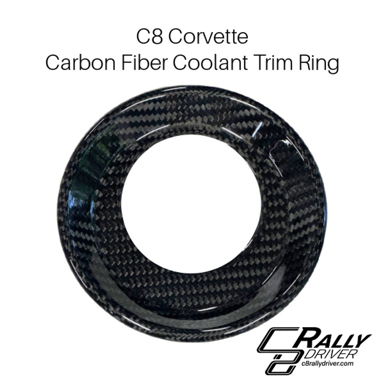 C8 Corvette Carbon Fiber Coolant Trim Ring