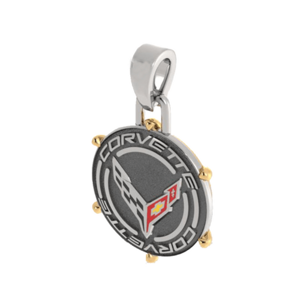 c8-corvette-sterling-silver-14k-gold-amulet