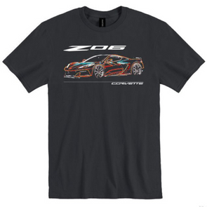 C8 Corvette Z06 Neon T-Shirt