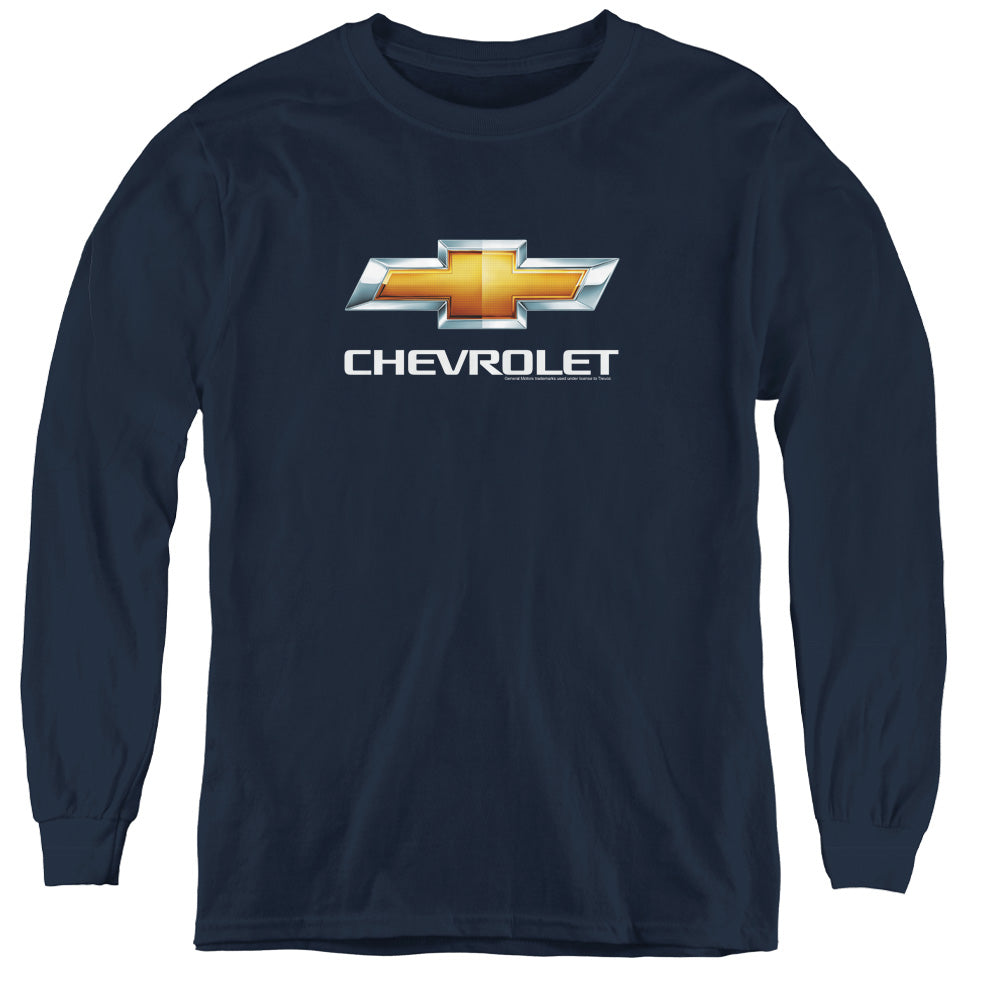 Chevy Bowtie Stacked-Long Sleeve Youth