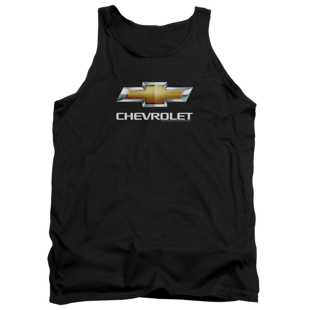 Chevy Bowtie Stacked-Adult Tank Top