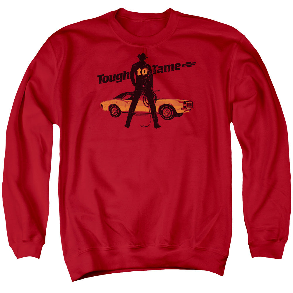 Chevrolet Tough to Tame - Adult Crewneck Sweatshirt - Red