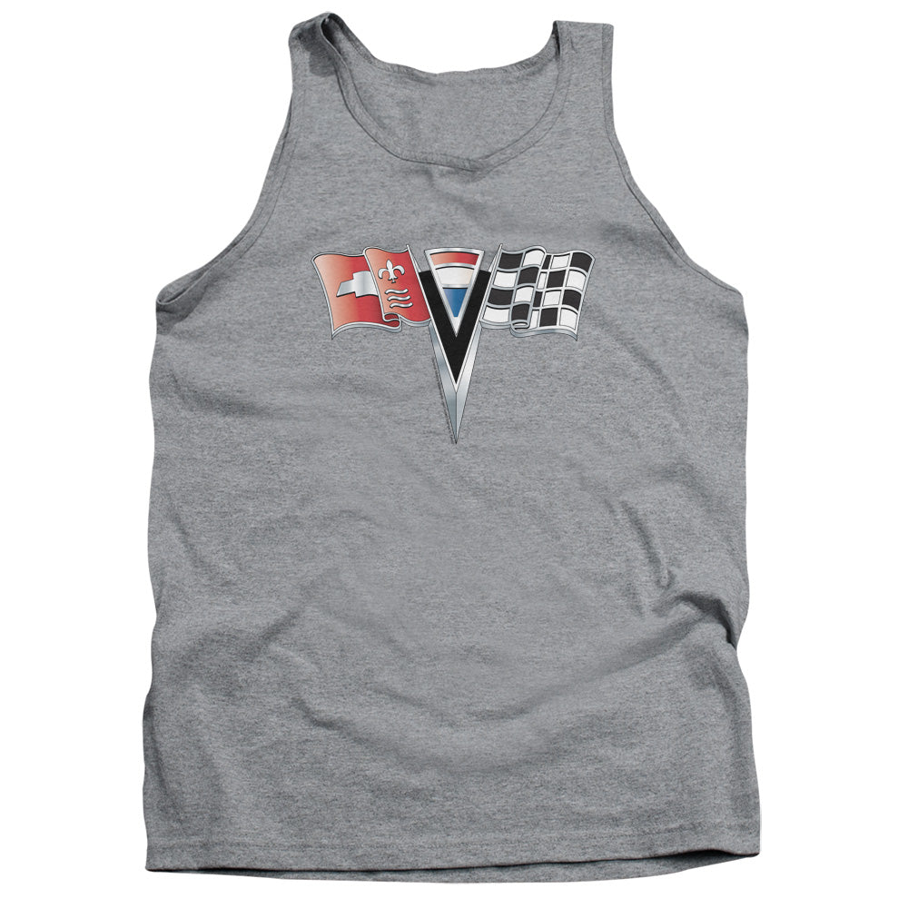 C2 Corvette Nose Emblem-Adult Tank Top-Athletic Heather