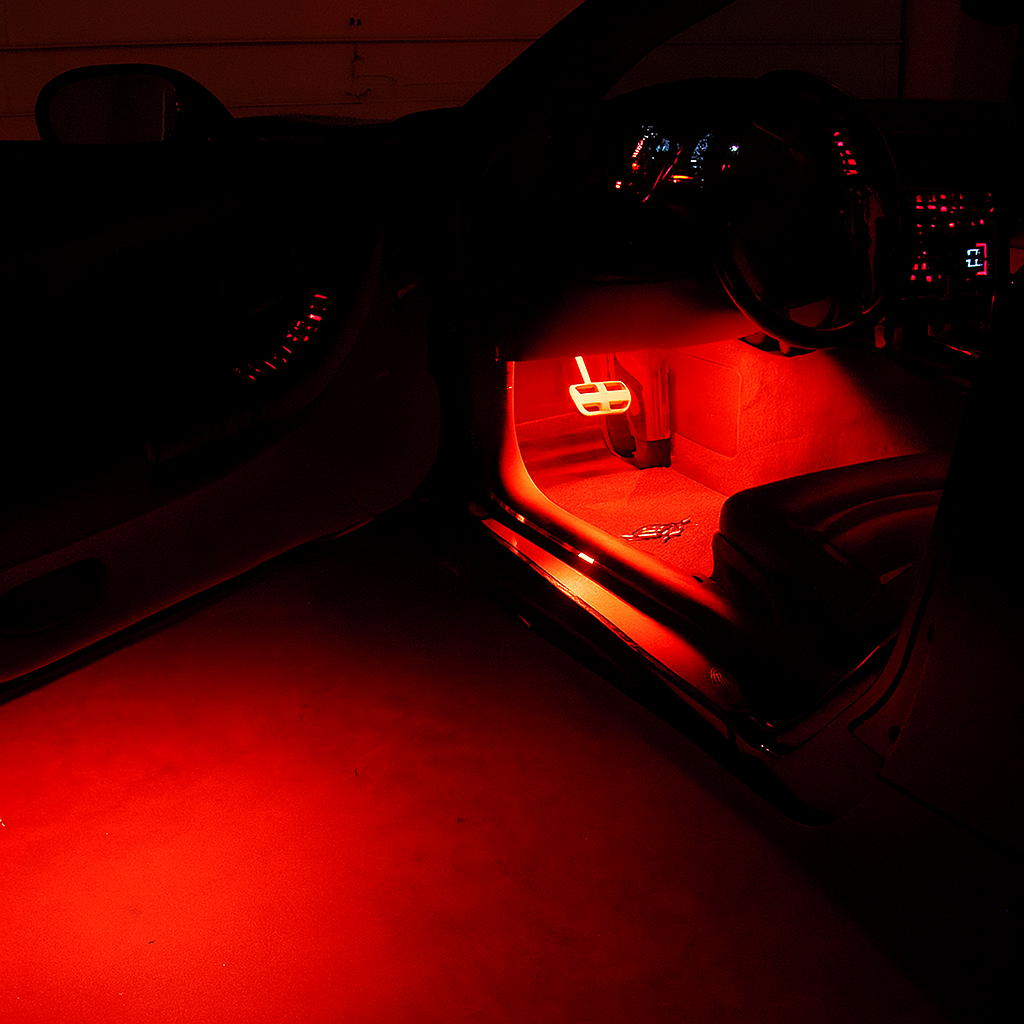C6 2005-2013 Corvette Door Handle & Under Door Puddle LED Lighting Kit