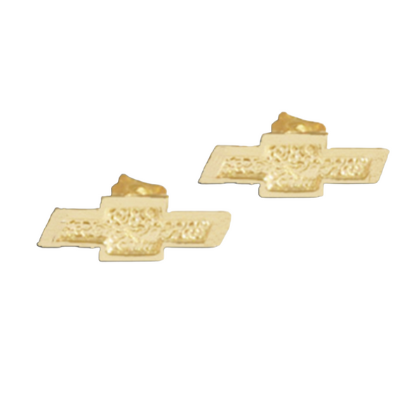 chevy-bowtie-emblem-14k-gold-1-2-post-earringscorvette-store-online