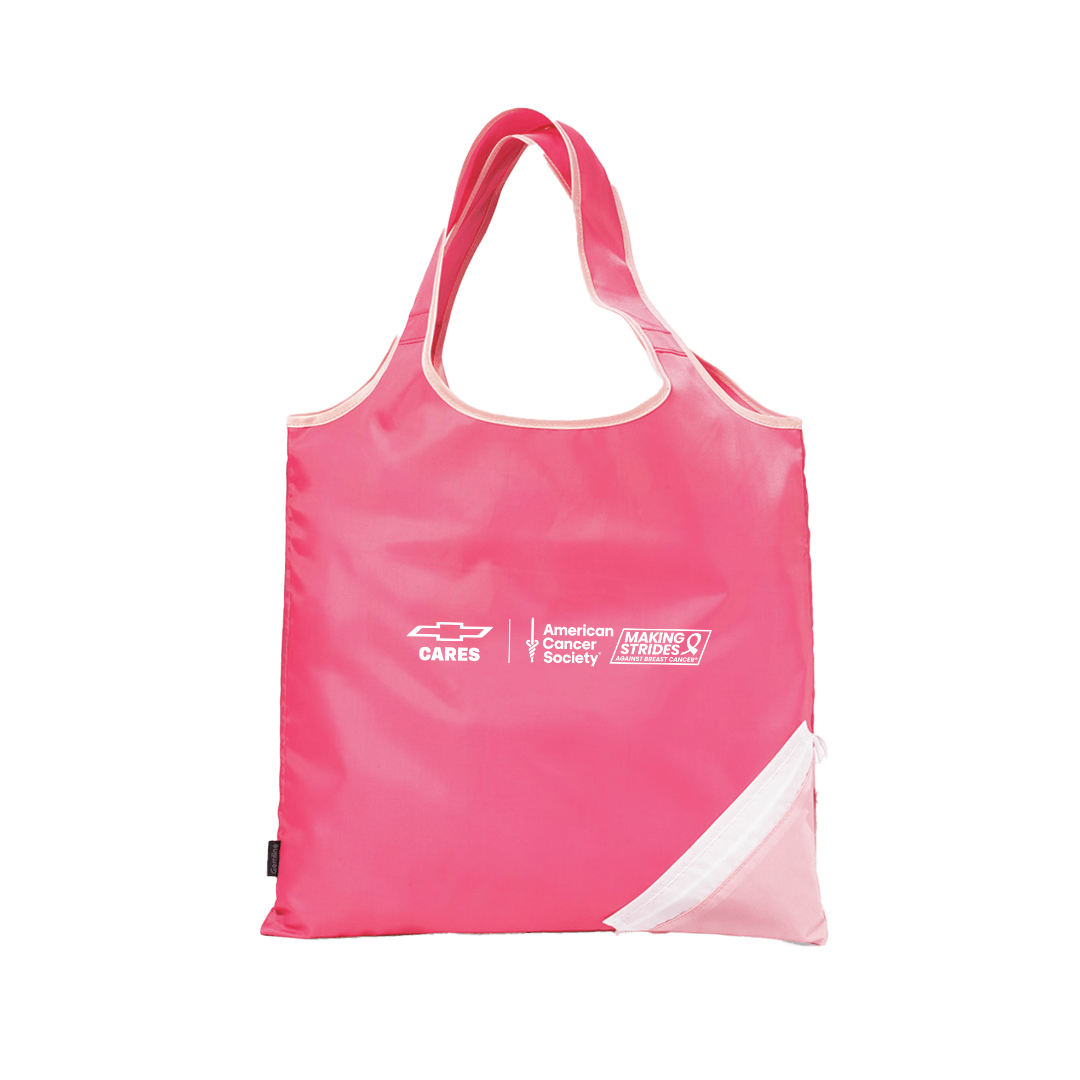 Chevy Cares Breast Cancer Awareness Foldaway Shopper Tote