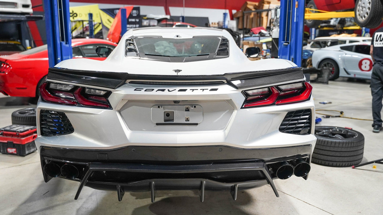 2020-2024 Chevrolet Corvette C8 Rear Spoiler Delete
